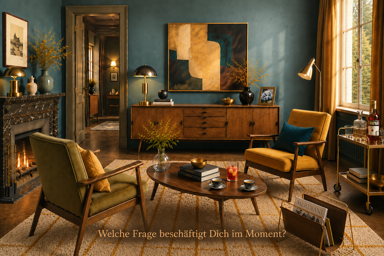 Salon der Villa Hortensia